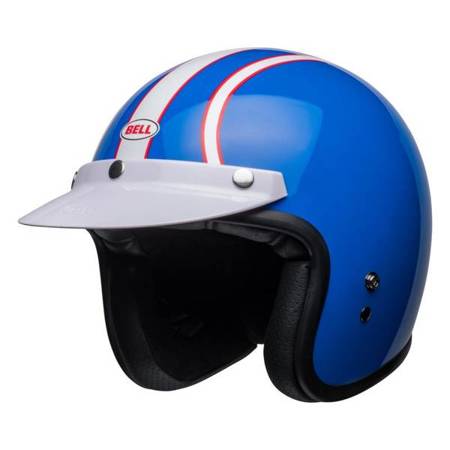 KASK BELL CUSTOM 500 SIX DAY MCQUEEN BLUE/WHITE