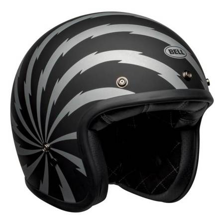 KASK BELL CUSTOM 500 VERTIGO BLACK/SILVER