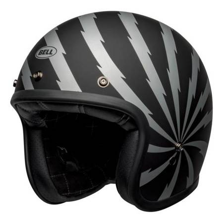 KASK BELL CUSTOM 500 VERTIGO BLACK/SILVER