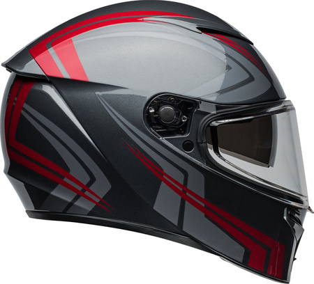 KASK BELL LITHIUM ECE6 JETSTREAM GRAY/CANDY RED