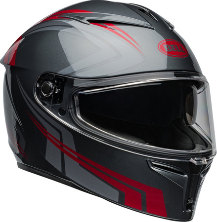 KASK BELL LITHIUM ECE6 JETSTREAM GRAY/CANDY RED