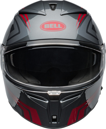 KASK BELL LITHIUM ECE6 JETSTREAM GRAY/CANDY RED