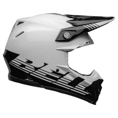 KASK BELL MOTO-9 MIPS LOUVER BLACK/WHITE