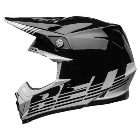 KASK BELL MOTO-9 MIPS LOUVER BLACK/WHITE