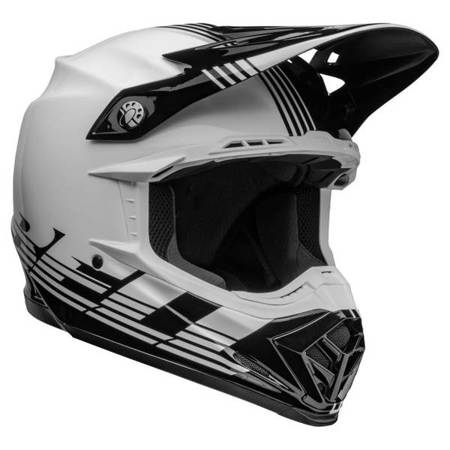 KASK BELL MOTO-9 MIPS LOUVER BLACK/WHITE