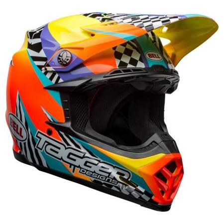 KASK BELL MOTO-9 MIPS TAGGER BREAKOUT ORANGE/YELLOW