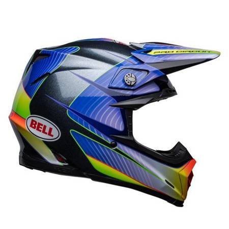 KASK BELL MOTO-9S FLEX PRO CIRCUIT 23 SILVER METALLIC FLAKE