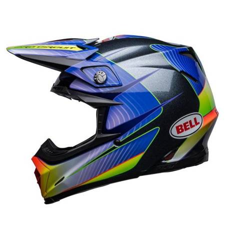 KASK BELL MOTO-9S FLEX PRO CIRCUIT 23 SILVER METALLIC FLAKE