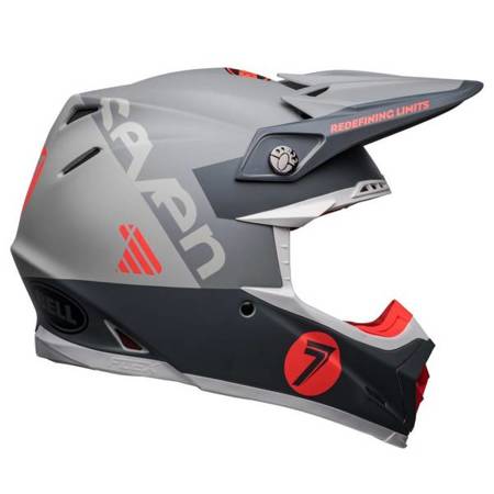 KASK BELL MOTO-9S FLEX SEVEN VANGUARD MATTE CHARCOAL/ORANGE