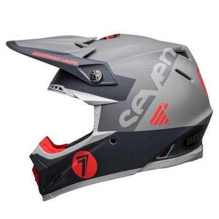 KASK BELL MOTO-9S FLEX SEVEN VANGUARD MATTE CHARCOAL/ORANGE