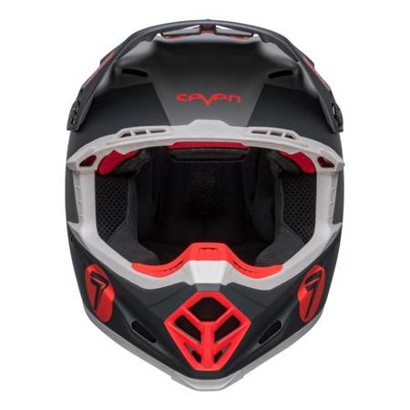 KASK BELL MOTO-9S FLEX SEVEN VANGUARD MATTE CHARCOAL/ORANGE