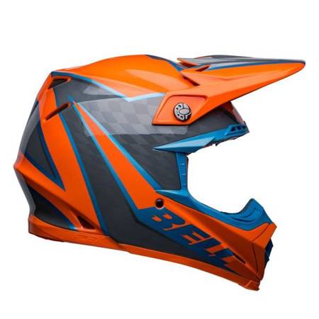 KASK BELL MOTO-9S FLEX SPRITE ORANGE/GREY