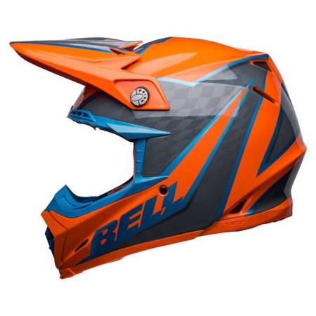 KASK BELL MOTO-9S FLEX SPRITE ORANGE/GREY