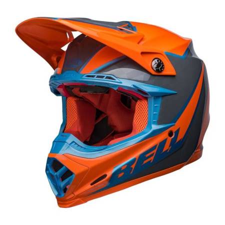 KASK BELL MOTO-9S FLEX SPRITE ORANGE/GREY