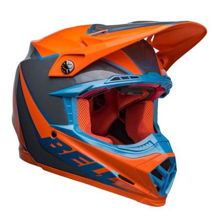 KASK BELL MOTO-9S FLEX SPRITE ORANGE/GREY