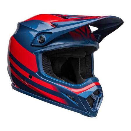 KASK BELL MX-9 MIPS DISRUPT TRUE BLUE/RED