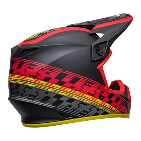 KASK BELL MX-9 MIPS OFFSET MATTE BLACK/RED