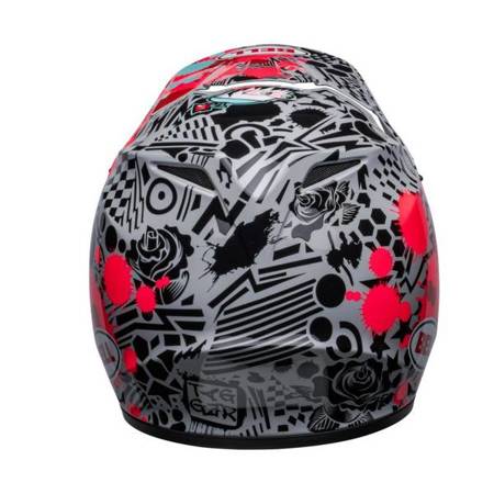 KASK BELL MX-9 MIPS TAGGER SPLATTER BRIGHT RED/GREY