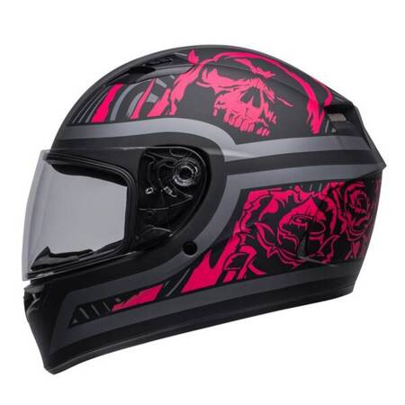 KASK BELL QUALIFIER REBEL MATTE BLACK/PINK