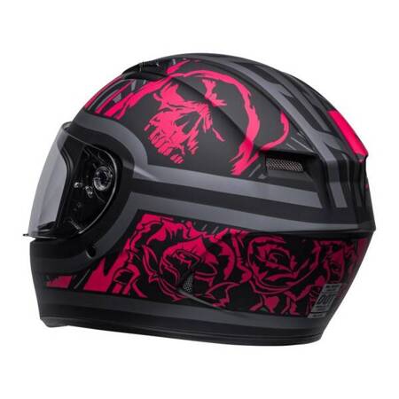 KASK BELL QUALIFIER REBEL MATTE BLACK/PINK