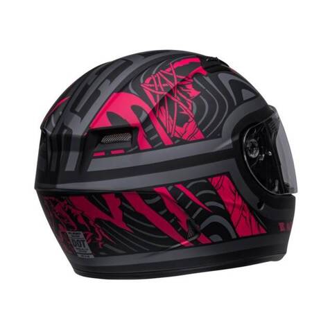 KASK BELL QUALIFIER REBEL MATTE BLACK/PINK