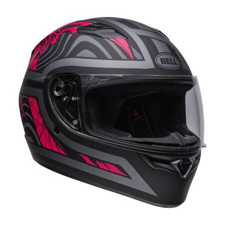 KASK BELL QUALIFIER REBEL MATTE BLACK/PINK