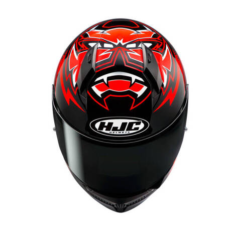 KASK HJC C10 DIABLO MASK BLACK/RED