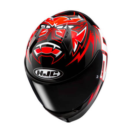 KASK HJC C10 DIABLO MASK BLACK/RED