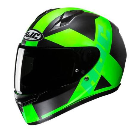 KASK HJC C10 TEZ FLUO GREEN/BLACK