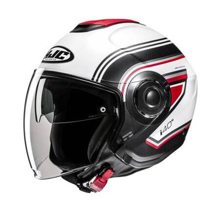 KASK HJC I40N LINIA WHITE/BLACK