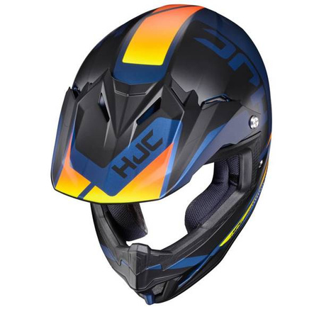 KASK HJC JUNIOR CL-XY II CREED BLUE/ORANGE