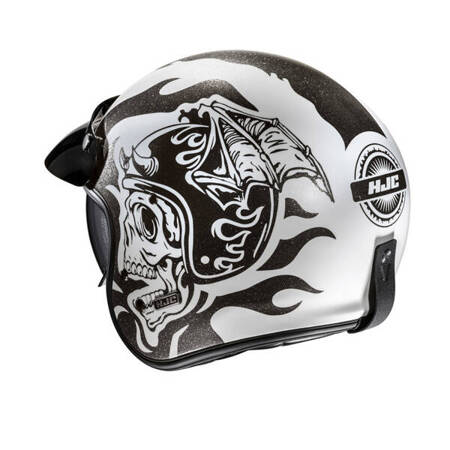 KASK HJC V31 FLAME WHITE/BLACK