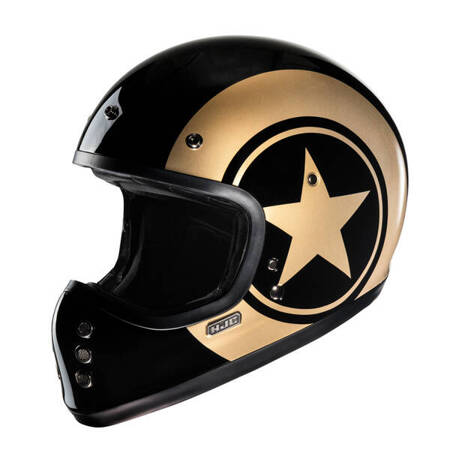 KASK HJC V60 NYX BLACK/GOLD