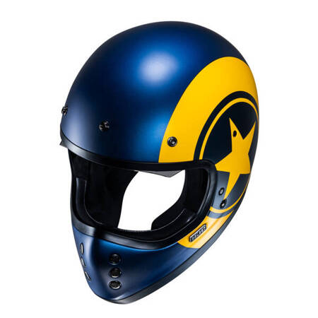 KASK HJC V60 NYX BLUE/YELLOW