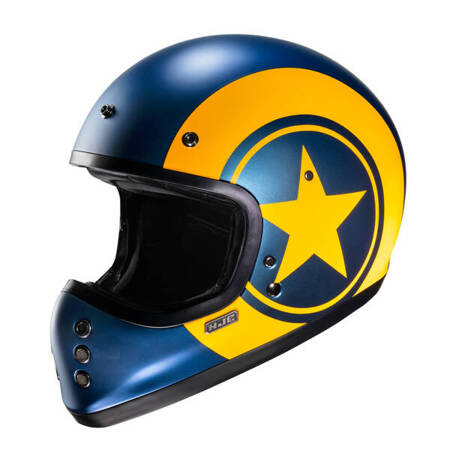 KASK HJC V60 NYX BLUE/YELLOW