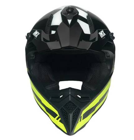 KASK IMX FMX-02 BLACK/FLUO YELLOW/WHITE GLOSS