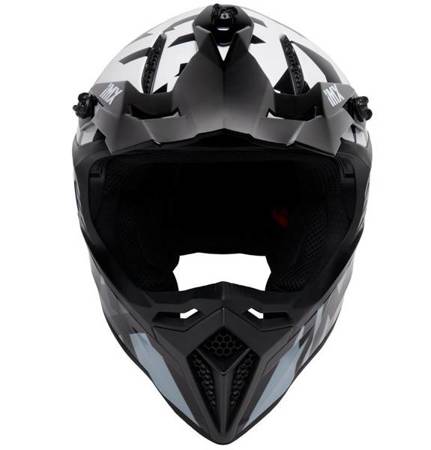 KASK IMX FMX-02 BLACK/WHITE/GREY/METALLIC GREY GLOSS GRAPHIC