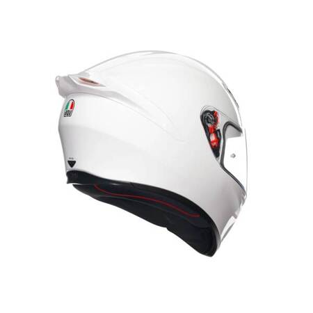 KASK MOTOCYKLOWY AGV K1 S BIAŁY POŁYSK