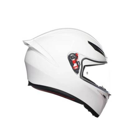 KASK MOTOCYKLOWY AGV K1 S BIAŁY POŁYSK