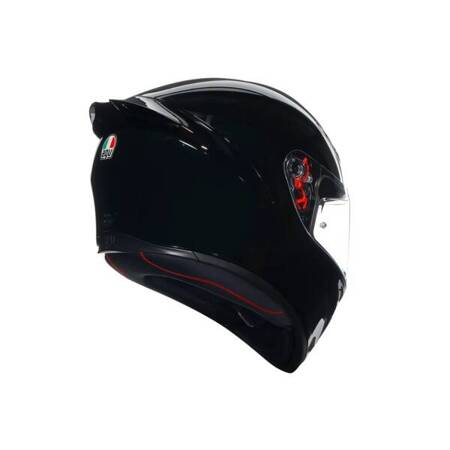 KASK MOTOCYKLOWY AGV K1 S CZARNY POŁYSK