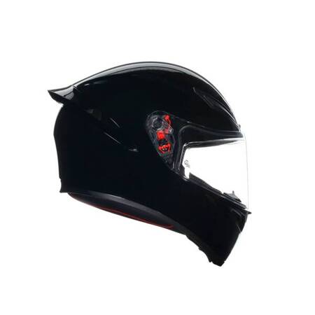 KASK MOTOCYKLOWY AGV K1 S CZARNY POŁYSK