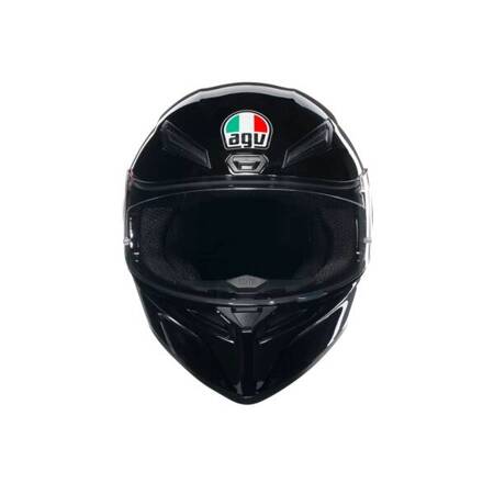 KASK MOTOCYKLOWY AGV K1 S CZARNY POŁYSK