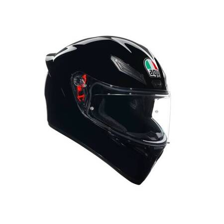 KASK MOTOCYKLOWY AGV K1 S CZARNY POŁYSK