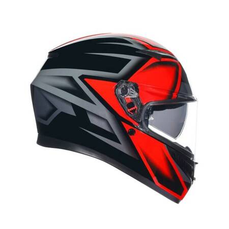 KASK MOTOCYKLOWY AGV K3 COMPOUND CZARNO/CZERWONY