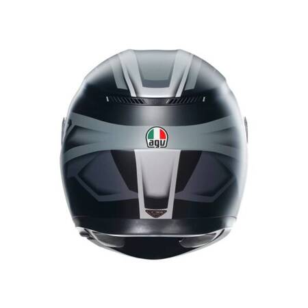 KASK MOTOCYKLOWY AGV K3 COMPOUND CZARNY/SZARY MAT