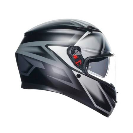 KASK MOTOCYKLOWY AGV K3 COMPOUND CZARNY/SZARY MAT