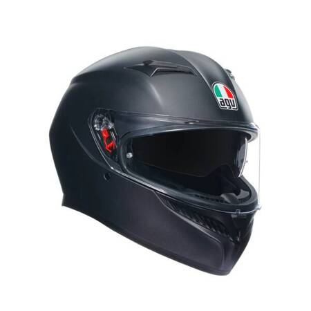 KASK MOTOCYKLOWY AGV K3 CZARNY MAT