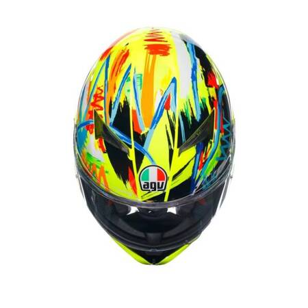 KASK MOTOCYKLOWY AGV K3 ROSSI WINTER TEST 2019