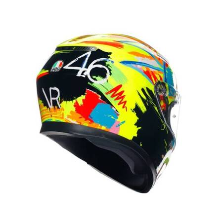 KASK MOTOCYKLOWY AGV K3 ROSSI WINTER TEST 2019