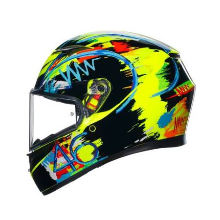 KASK MOTOCYKLOWY AGV K3 ROSSI WINTER TEST 2019